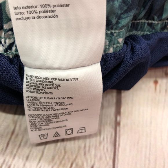 Speedo Men Swim Trunks Shorts Size Large Floral Lined with Polyester M111 -9 - Picture 9 of 16